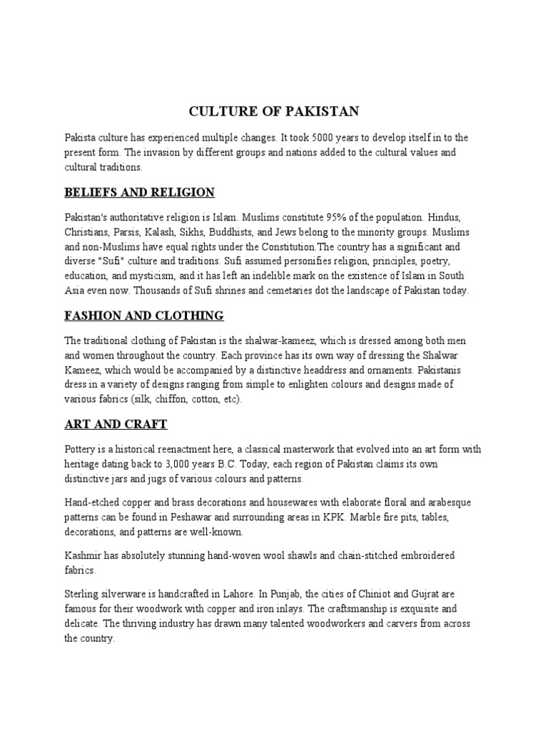 pakistan studies assignment pdf