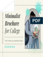 Minimalist Minimalist: Brochure Brochure