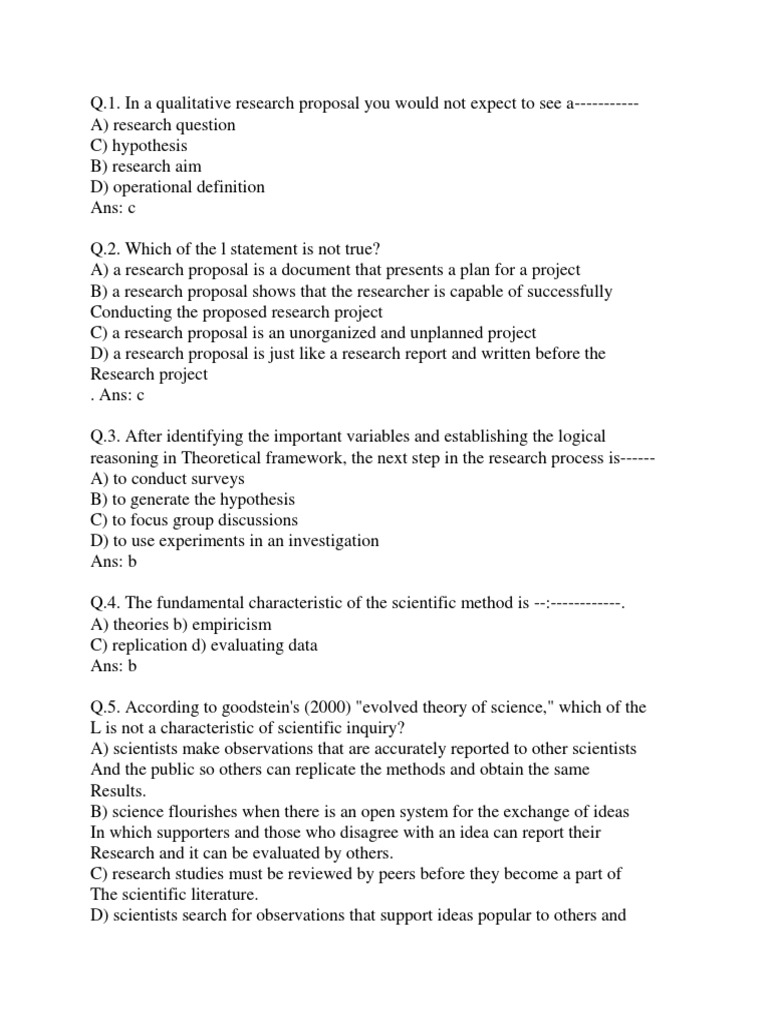 Brm mcq 02 pdf type i and type ii errors hypothesis