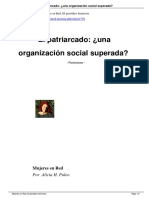 El Patriarcado ¿Una Organización Social Superada Alicia Puleo