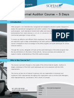 IOSA - Internal - Auditor Course 5days