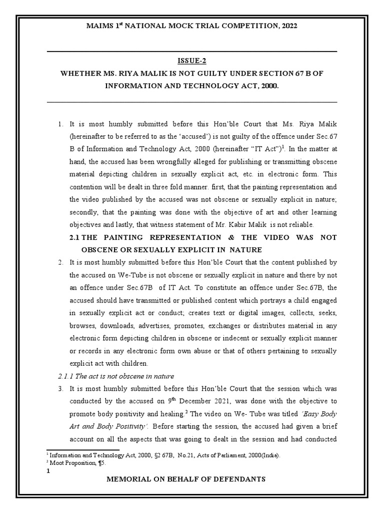 Defence Issue 2 PDF Obscenity Justice