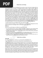 Relationship of Political Science With Other Social Sciences