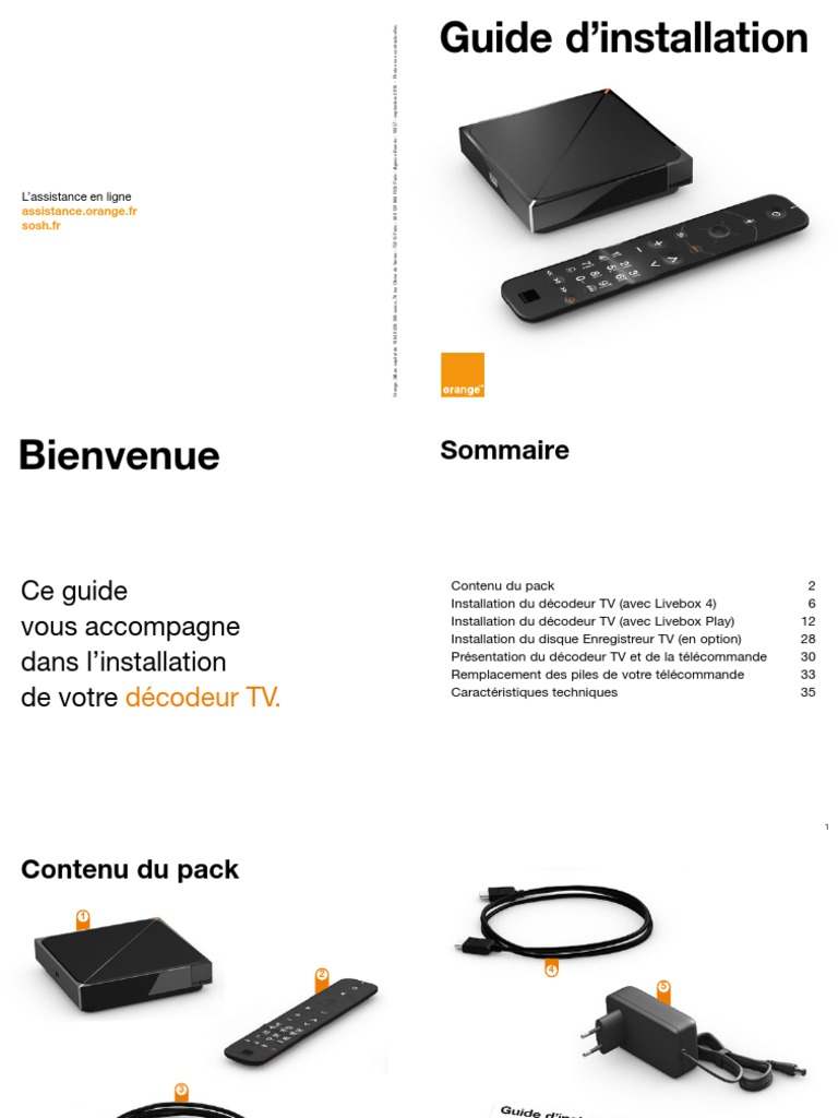 Présentation du Décodeur TV Orange UHD86