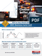 HDFC Business Cycle Fund NFO - Leaflet