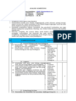 Analisis Kompetensi (Genap)