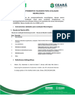 Instrumentos Validados para Avaliação Neurológica