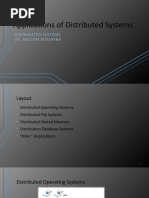 Applications of Distributed Systems