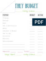 Plantilla Kakebo PDF