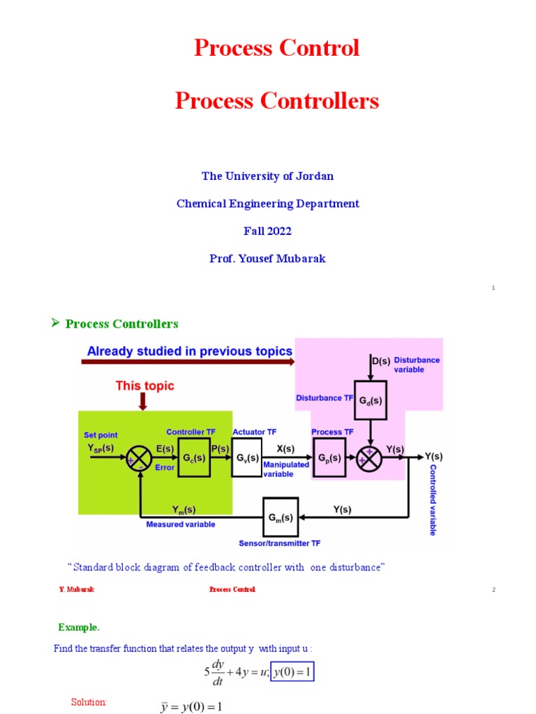 Engineering Process Control Guide | PDF | Control Theory | Process Control