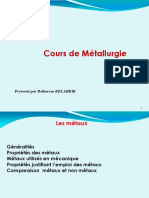 Partie La Metallurgie Des Metaux