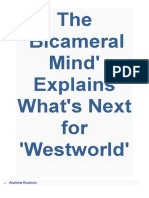 The Bicameral Mind Explains What's Next For Westworld
