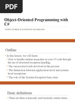 3 - Structured Exception Handling