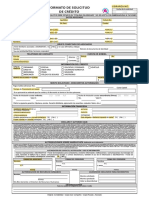 FORMATO SOLICITUD DE CREDITO Ejemplo