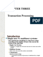 CH 3 Transaction Processing