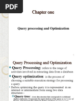 CH 1 Query Processing