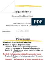 Logique Formelle: Elaboré Par Mme Elkamel Hager