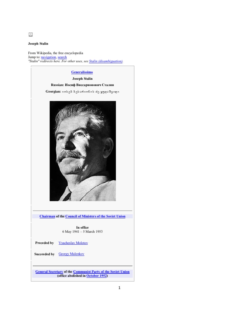 Stalin | PDF | Joseph Stalin | Leon Trotsky