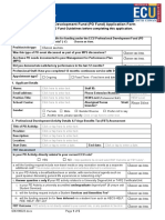 PD Fund Application Form