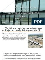 Heathrow Terminal 5: Project Successful-Program Failed-Measuring The Value