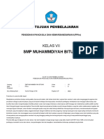 SMP Muhammdiyah Bitung: Kelas Vii