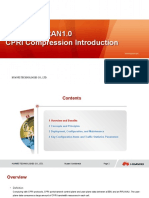Huawei 5G RAN1.0 CPRI Compression Introduction