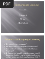 Download Animals and Language Learning Psycho Linguistics by Andy Aminsyah SN61734107 doc pdf