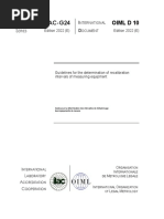 Oiml D10 | PDF | Calibration | Metrology