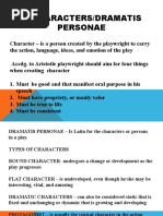 Types of Character