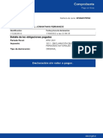 Comprobante: Detalle de Las Obligaciones Pagadas