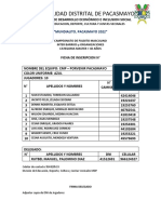 Ficha de Inscripcion + 40 (5) Con Nombres