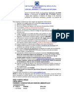 Universidad Nacional Experimental de Guayana Secretaría Coordinación de Admisión Y Control de Estudios