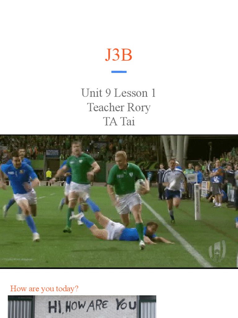 J3b Unit 9 Lesson 1 Pdf