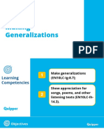 L4 Making Generalizations