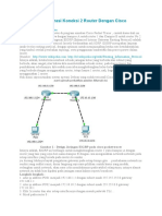 Simulasi Konfigurasi Koneksi 2 Router Dengan Cisco Packet