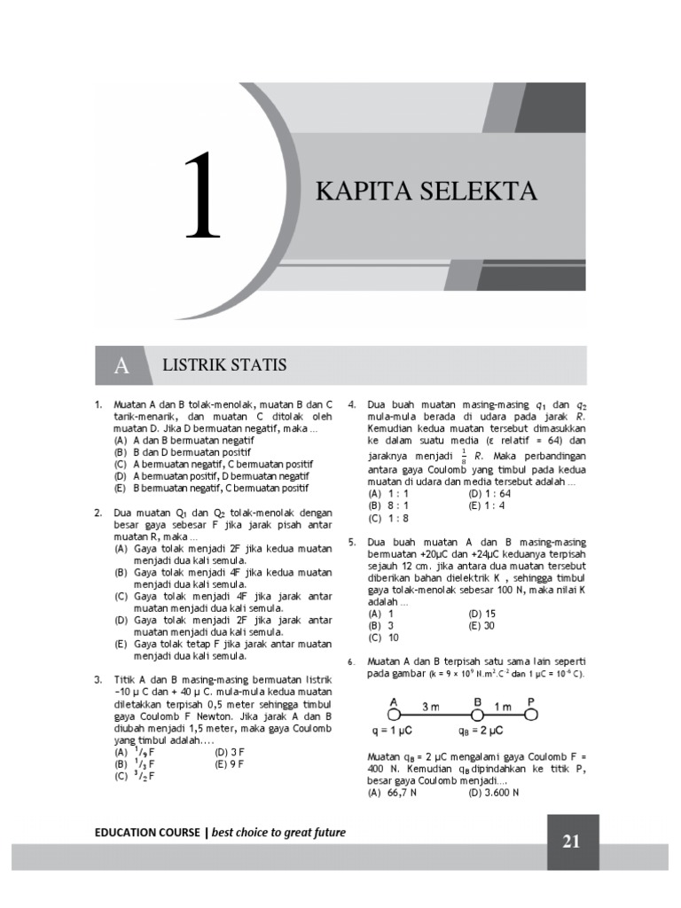 Fisika Kelas 12 Listrik Statis | PDF
