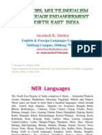 Linguistic Situation, Multilingualism and LG Endangerment in NE India