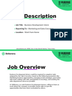 JD - Sales Intern