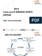 Pancasila Sebagai Suatu Sistem