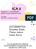 Practica2 Escuela y Comunidad