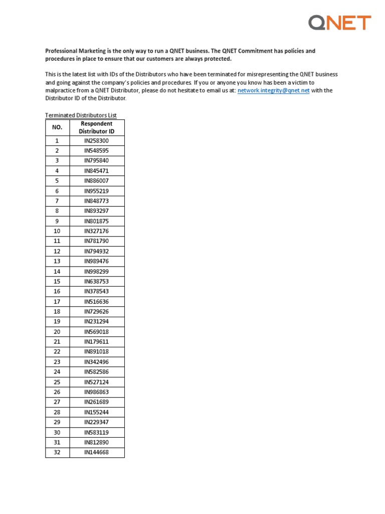 terminated-distributors-list-india-pdf