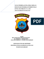 Ricoharapansimangunsong - Laporan Kegiatan Pembinaan Pelatihan (Binlat) Tamtama Polri Gelombang I T.A. 2023
