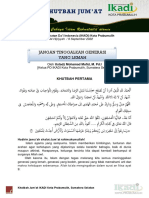 Edisi 105 - Jangan Tinggalkan Generasi Lemah