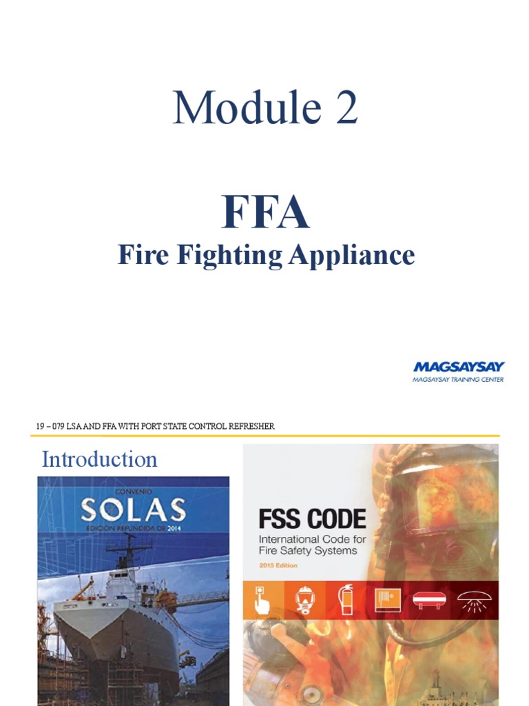 Port State Control Refresher on Fire Fighting Appliances and Life