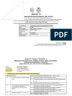 Orksheet: Penyusunanrencanapelaksanaanpembelajaran (RPP) Saintifik