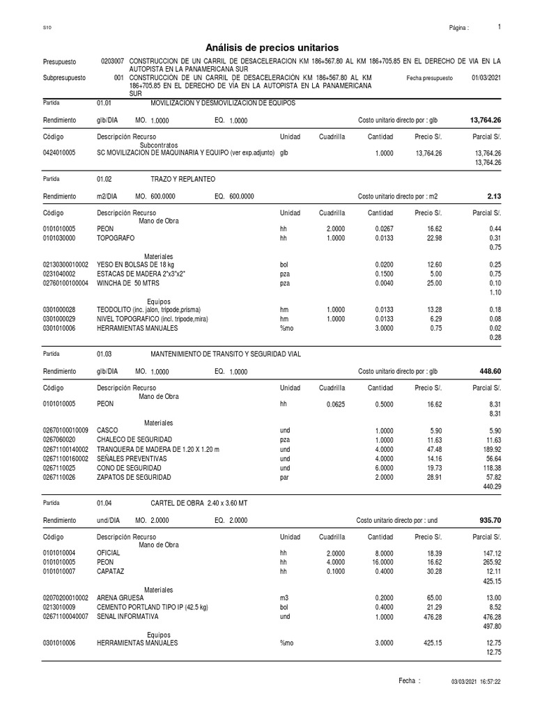 Apu Partidas | Descargar gratis PDF | Sectores Economicos | Material ...