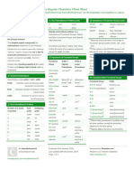 Organicchemistry Cheatsheet