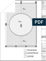 False Ceiling Plan Multipurpose Hall