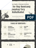 Contemporary, Popular, and Emergent Literature Report - Buot, Jehan Mae T.