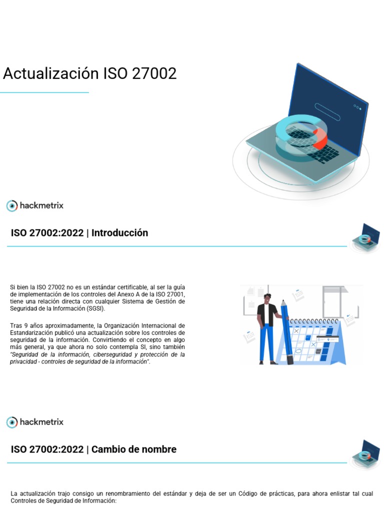 Actualización ISO 27002:2022 | PDF | La seguridad informática | Seguridad